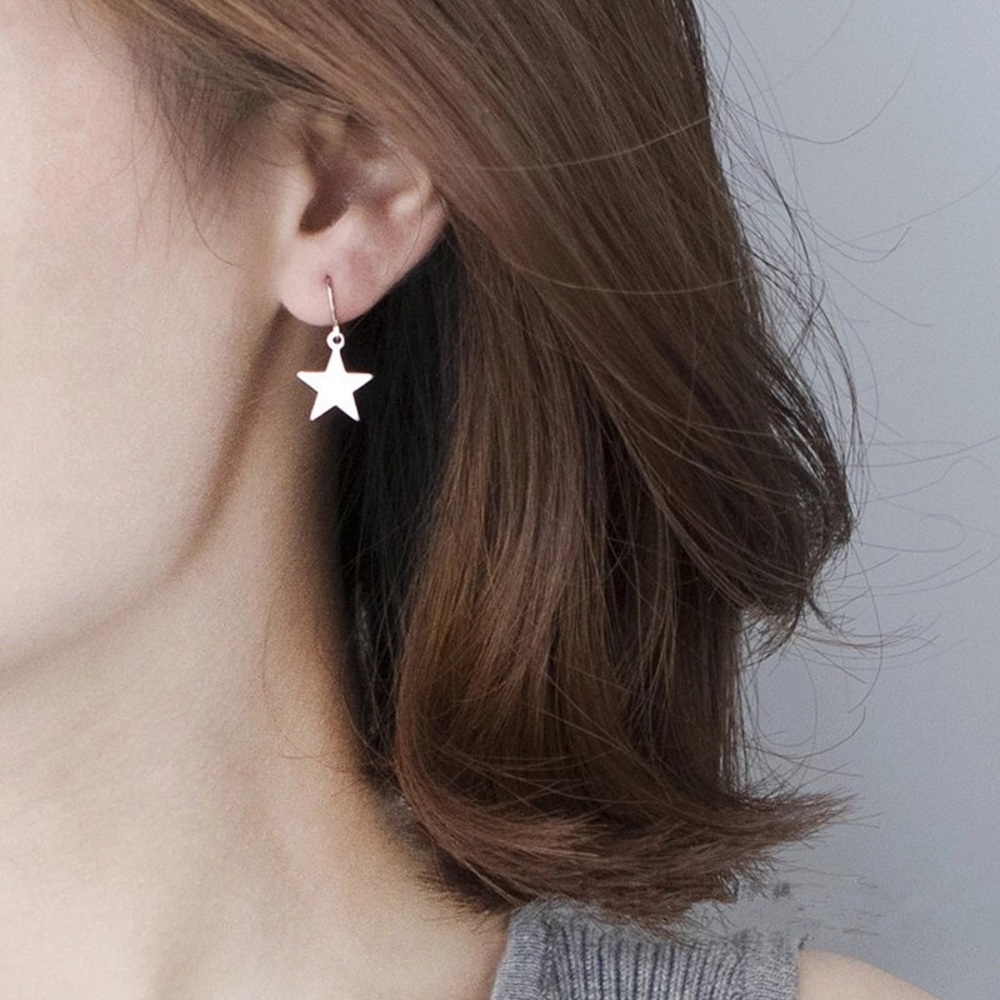 Star Drop Earrings